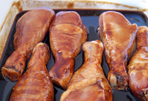 chicken legs baking