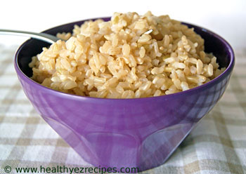 bowl of brown rice