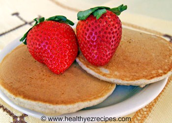 buckwheat pancakes with strawberries