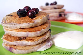 plate of buttermilk pancakes