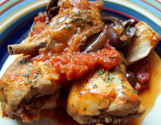 chicken cacciatore