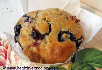 Blueberry Cinnamon and Nut Muffins