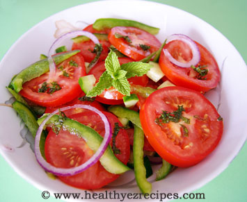 cucumber tomato salad