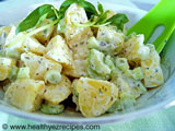 potato salad in a creamy dressing