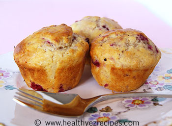 low fat raspberry muffins