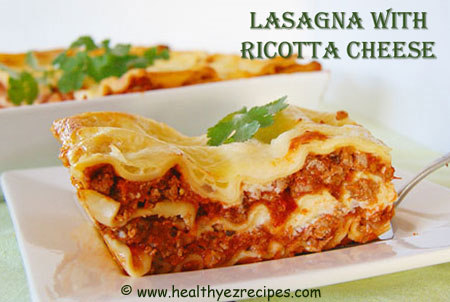 lasagna with ricotta cheese