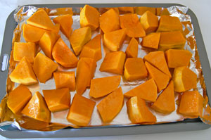 roasting pumpkin