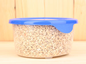 storing rice in a canister