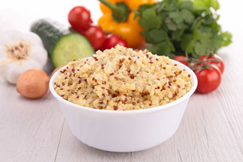 bowl of quinoa