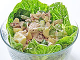 waldorf salad with poached chicken