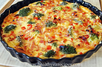 crustless broccoli quiche