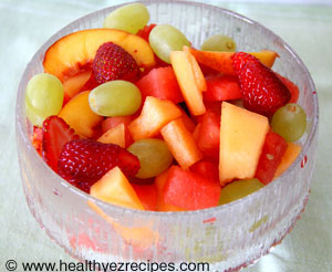 bowl of fresh fruit salad