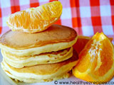 orange pancakes