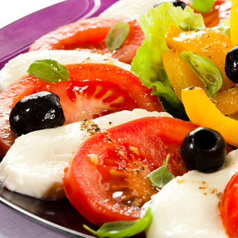 tomato and mozzarella salad